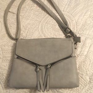 Maurice’s Gray crossbody excellent condition
